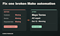 fix one broken make automation