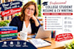write professional resume writng,CV and cover letter