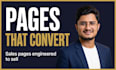 write high converting sales page copy and landing page copy