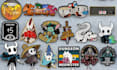 do custom enamel pin, lapel pin, vector art, pin design and badge