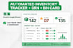 create automated inventory tracker with grn and  bin card