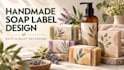 design handmade soap labels and bath body packaging