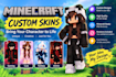 create a custom minecraft skin for your character