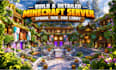 build a detailed minecraft server spawn, hub, and lobby