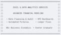 do financial data cleansing auditing and advanced excel modeling