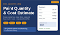 calculate paint quantities and costs in excel