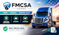 provide 2000 fresh trucking leads from fmcsa database