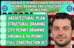 be virginia pennsylvania architect for permit drawing and structural engineering