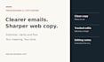 proofread and edit your business emails and website copy