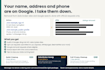 remove your personal information from data broker sites and google