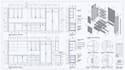 produce cabinet fabrication drawings construction drawing sections and elevation