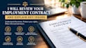 review your employment contract and explain key issues