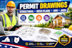 do permit structural drawings, deck plan, adu conversion and jadu in virginia oh