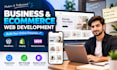 a business, corporate or ecommerce website development