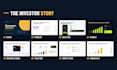 design an investor pitch deck and startup presentation