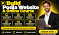 design your podia website and set up your online course