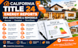 california  title 24 energy reports for additions and remodels