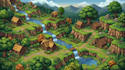 top down pixel art tileset game assets rpg maker, tile map, pixel tileset