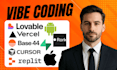 fix vibe coding lovable ai website fix lovable app replit ai base44 expert mvp