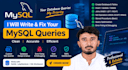 create, design and optimize mysql databases and sql queries