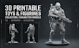 create printable 3d toy, figurine and collectible character models