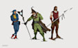draw a fantasy characters from your brief