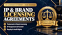 draft a custom intellectual property licensing agreement
