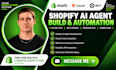 build shopify ai agent claude code mcp server graphql api automation workflow