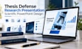 thesis defense, research presentation, scientific powerpoint presentation design