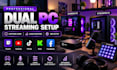 setup dual PC steaming with obs studio capture card and audio routing