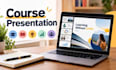 course presentation, educational powerpoint, elearning course slides design
