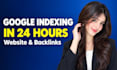 do google indexing for backlink indexing, website indexing