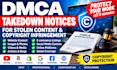 draft dmca takedown notices for stolen content and copyright infringement