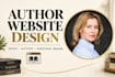 create author book website, ebook website, book author, author website using wix