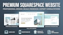 squarespace website design, squarespace website redesign and website development