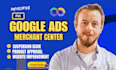 fix gooogle merchant center misrepresentation and suspension