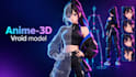 design anime, 3d rigging, 3d model, 3d character models and vroid model
