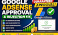get google adsense approval and fix adsense rejection issues low value content
