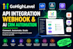 gohighlevel api integration custom api connection webhook and ai CRM automation
