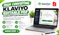 high converting klaviyo editable PDF subscription manager