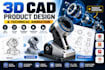 design 3d cad product designs and technical animations