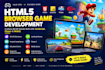 develop HTML5 browser games with javascript, phaser and webgl