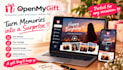 create a unique interactive birthday surprise website