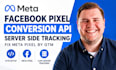 setup facebook pixel conversion API, server side tracking, fix meta pixel by GTM