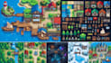 pixel art tileset tilemap top down tiles rpg maker game assets environment tiles