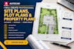 draw professional autocad site plans plot plans and property plans
