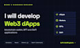 develop web3 dapp, blockchain wallet, nft and defi applications