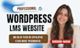 build wordpress lms educational online course website tutor lms learnpress setup