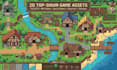 create 2d top down pixel art tileset tilemap sprite sheet godot rpg maker mz