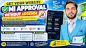 get your website with mi approval without having adsense